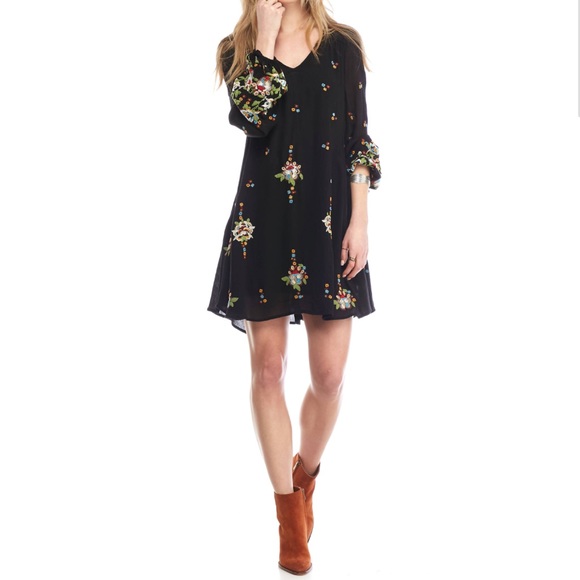 Free People Dresses & Skirts - Free People oversized Oxford Embroidered Mini Dress